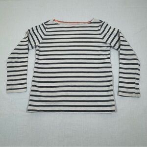 Crewcuts Black and White Striped Long Sleeve Tee